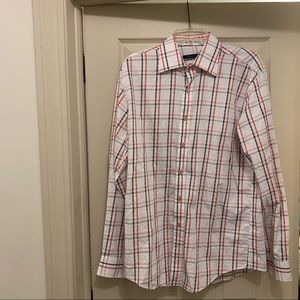 Sean John Plaid Button Up shirt. 16 34/35